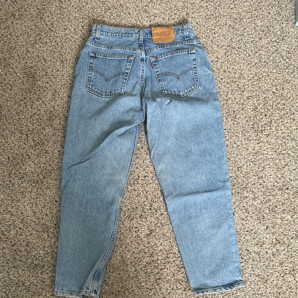 Levi's 551 Straight Jeans - Classic Blue - Picture 6 of 7